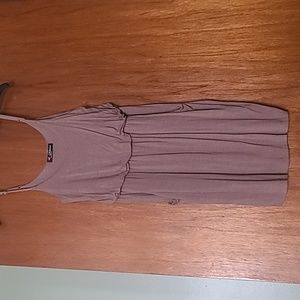 Brown delirious mini dress